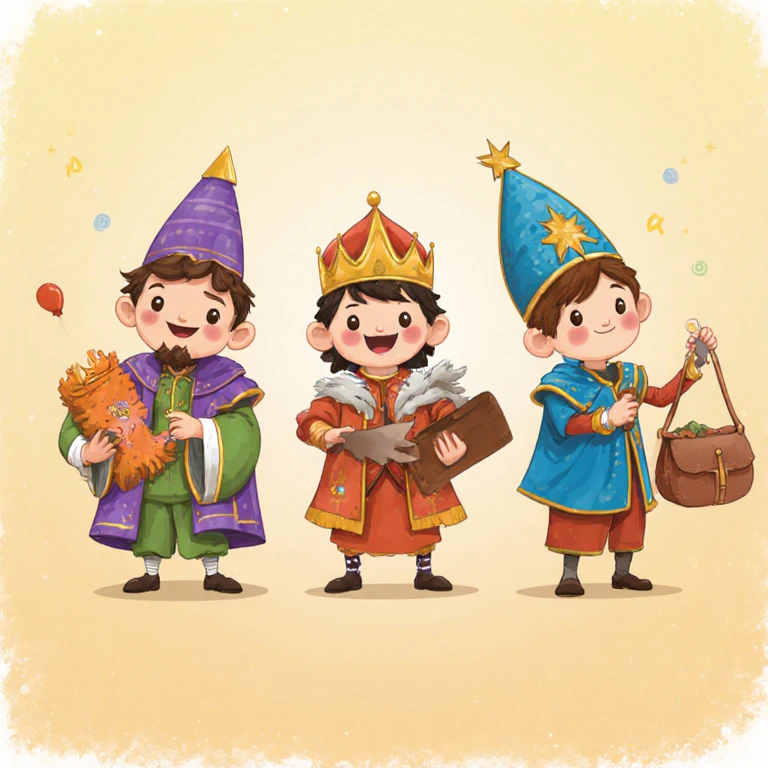 los tres Magos Reyes
