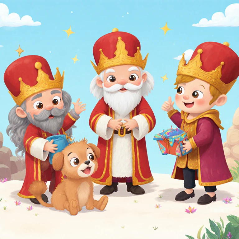 los tres Reyes de Oriente
